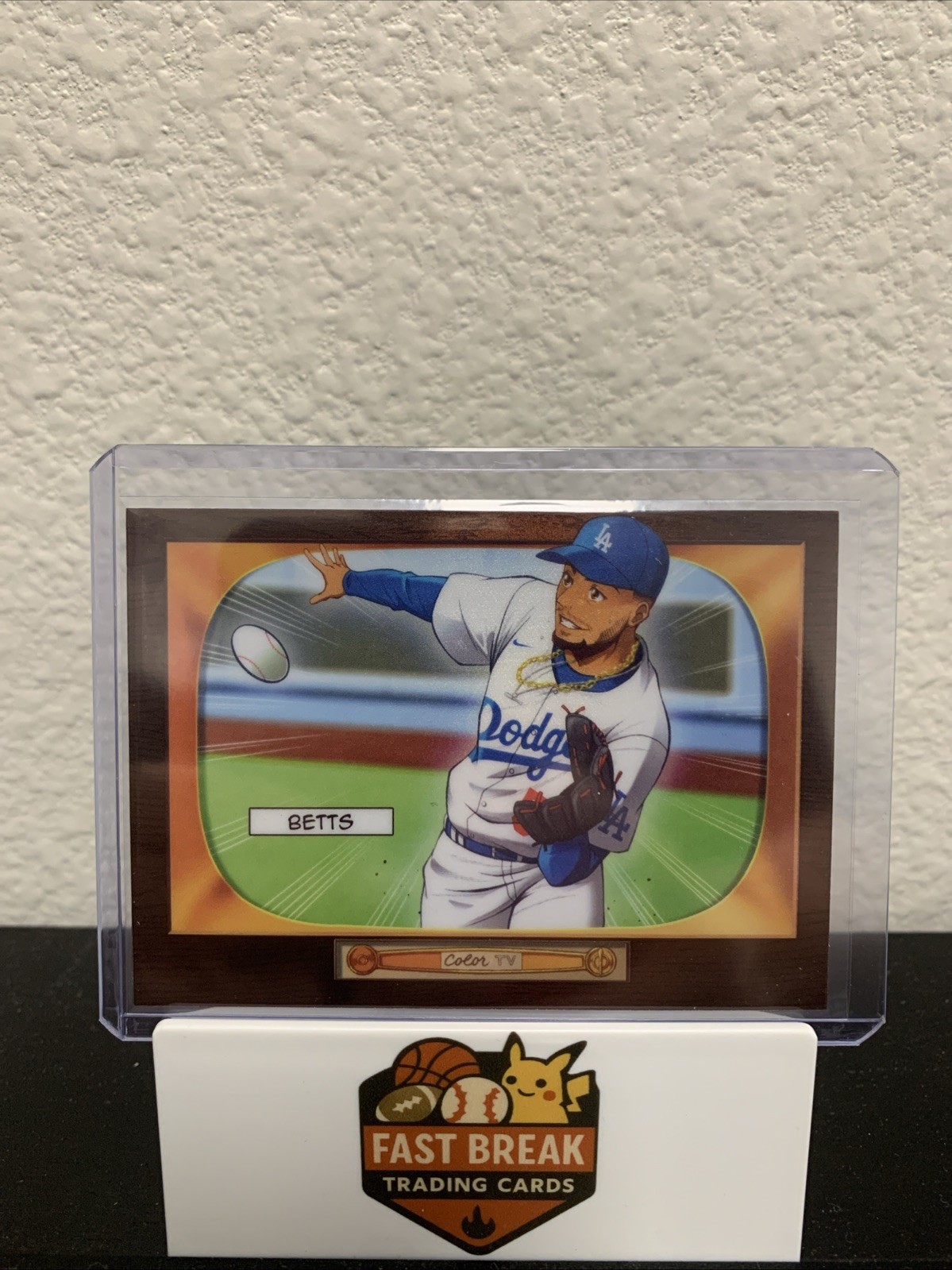 2024 Bowman Mookie Betts #BA-8 1955 Anime Case Hit Dodgers SSP