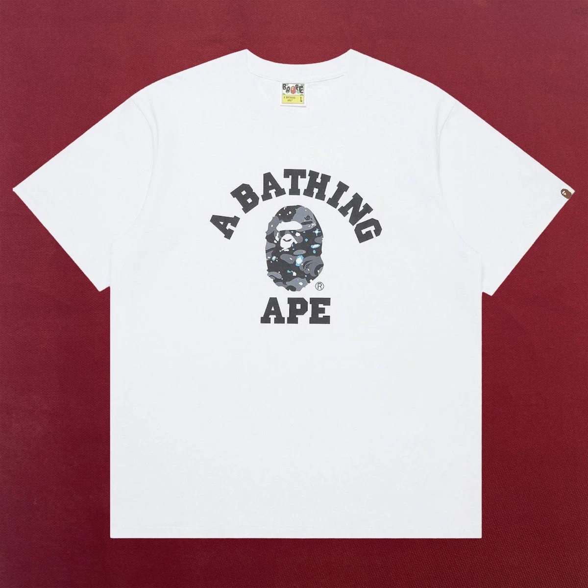 A Bathing Ape Size L White Shirts for Men for sale | eBay
