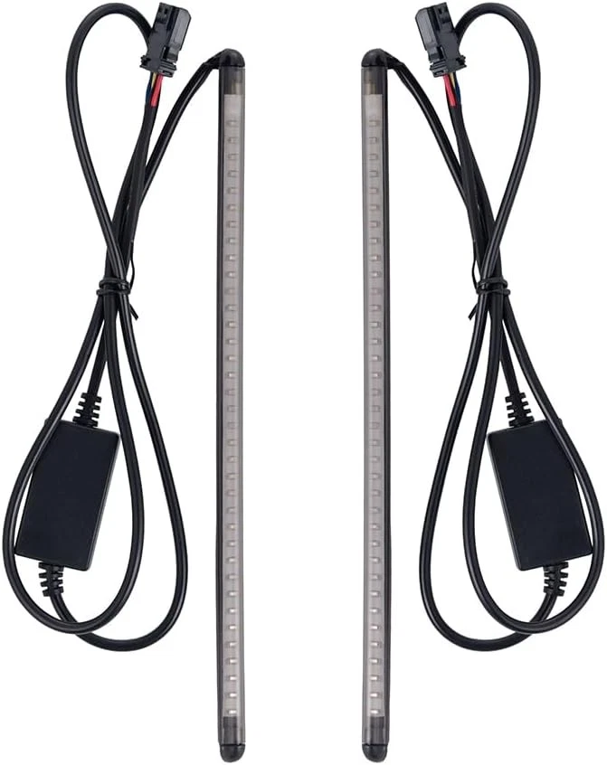 Luces de panel de llenado LED Advanblack Phantom luz de guardabarros trasero para Harley 14+ Foto 4 de 4