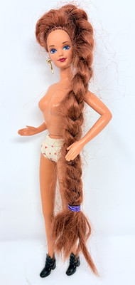 Vintage 1995 Jewel Hair Mermaid Midge Doll Totally Long Red Hair