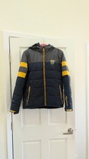 Killtec Jacket Youth XL 16 Gray Blue Yellow Full Zip Lined Snowboard Ski