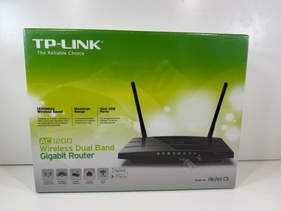 TP-Link  Dual-Band Wireless AC1200 WiFi Gigabit Router Archer C5 Sealed