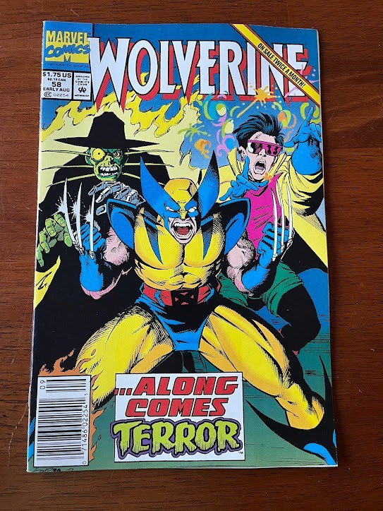 WOLVERINE # 58 NM NEWSSTAND MARVEL COMICS 1992 TERROR INC JUBILEE