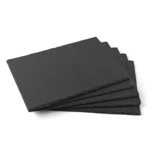 5 Pack 13''x9'' Black Slate Cheese Board Slate Stone Plates with Natural Edge...