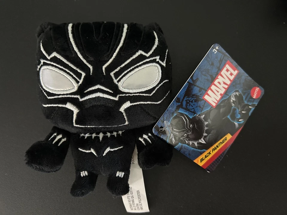 Mattel Toys Marvel Value Plush Flat Head Cute Small 4" Avengers Heros-1BOX 24PC Foto 3 de 4