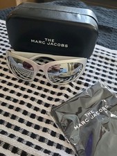 The Marc Jacobs Sunglasses Unisex Silver Frame Mirrored Lense MARC736/S 8 
