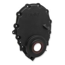 Holley Timing Cover 21-153 Cast Alum Blk Wcrank Sensor For 55-02 Sbc Vortec Holley Timing Cover 21-153 Cast Alum Blk Wcrank Sensor For 55-02 Sbc Vortec