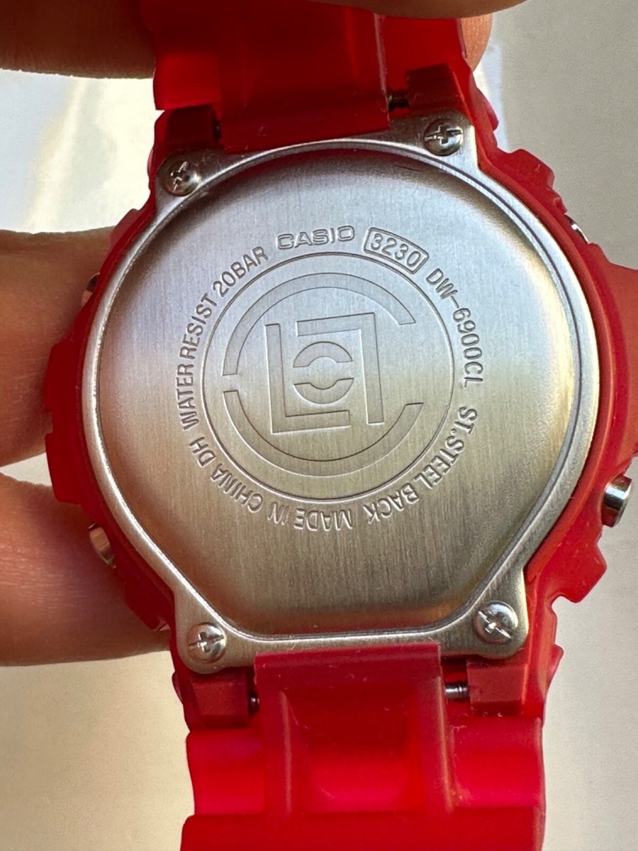 Casio G-Shock x Clot Red Jelly dw-6900 Limited Edition Watch Casio G-Shock x Clot Red Jelly dw-6900 Limited Edition Watch