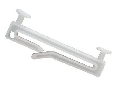 rewagi  20 Schlaufengleiter mit Schlitz Weiß   50 mm - Gardine   Made in Germany