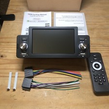 Single 1Din Car Stereo Radio For Apple/Android CarPlay 5" Touch MP5 Bluetooth FM