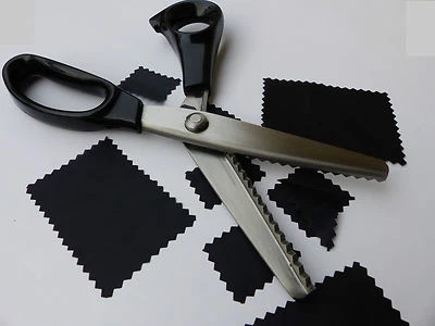 Profi Zackenschere 23cm Schneiderschere Stoffschere Zick Zack schere