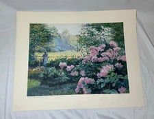 Les Rhododendrons - Claude Pissaro - Artist Proof Serigraph on Paper - No COA