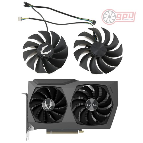 Zotac RTX 3070 Ti Twin Edge Replacement GPU Graphics Card Fans GA92S2U / GAA8S2U - 第 1/6 張圖片
