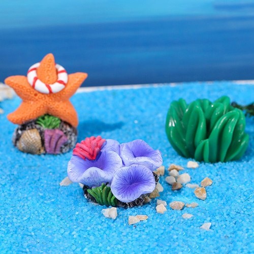 Resin Simulation Starfish Micro Landscape Resin Reef Rock Artificial Coral - Picture 5 of 18