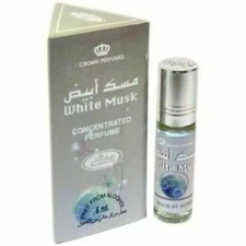 Original WHITE MUSK Al Rehab Attar Oil 100%Alcohol free Fragrance 6 ml