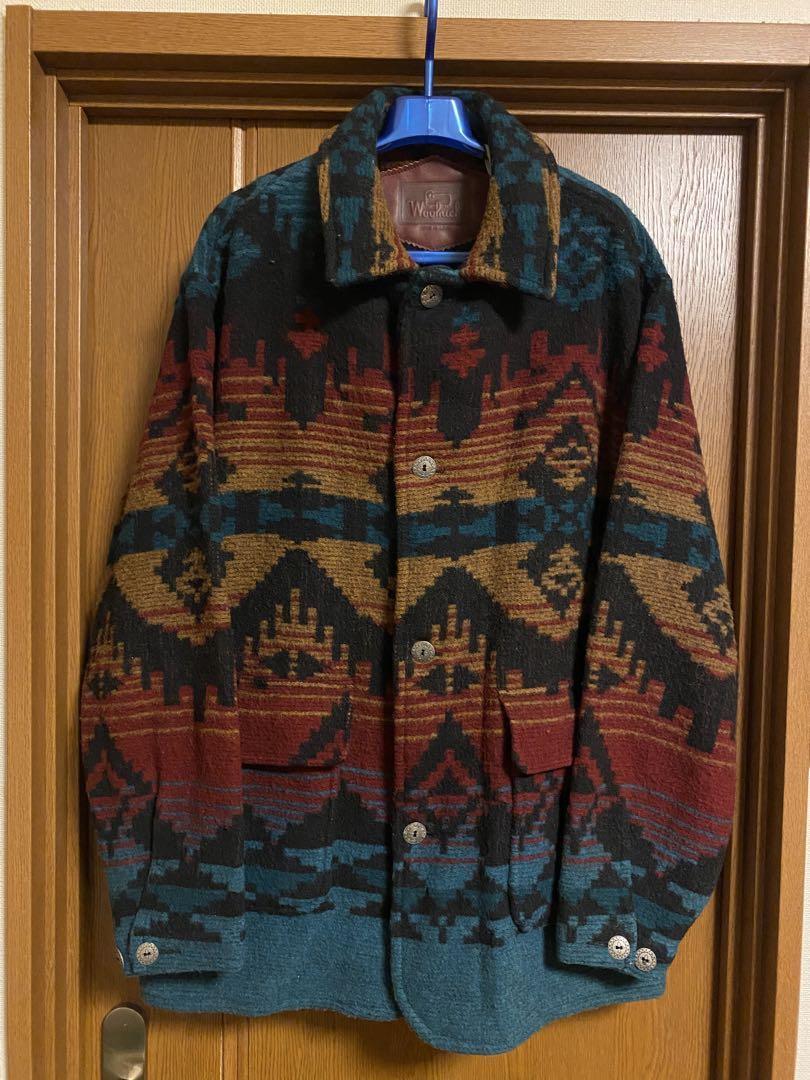wool rich Native pattern wool jacket vintage 80s made in the