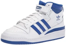 adidas Originals Men's Forum Mid Sneaker White/ Royal Blue FY4976