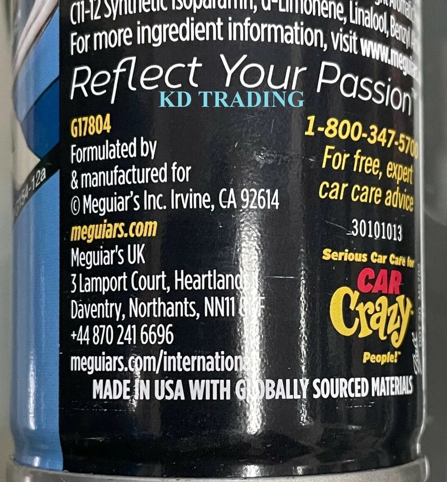 2-Pk ~ Meguiar's автомобиля фары покрытие УФ-защита легко спрей ~ последний в течение 1 года - Изображение 3 из 4