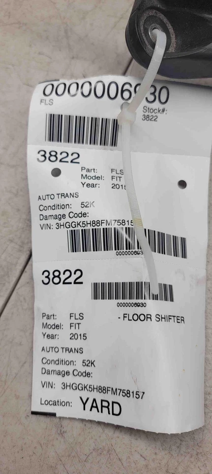 ✅ Honda Fit 2015 palanca de cambios de piso transmisión automática OEM Foto 4 de 4