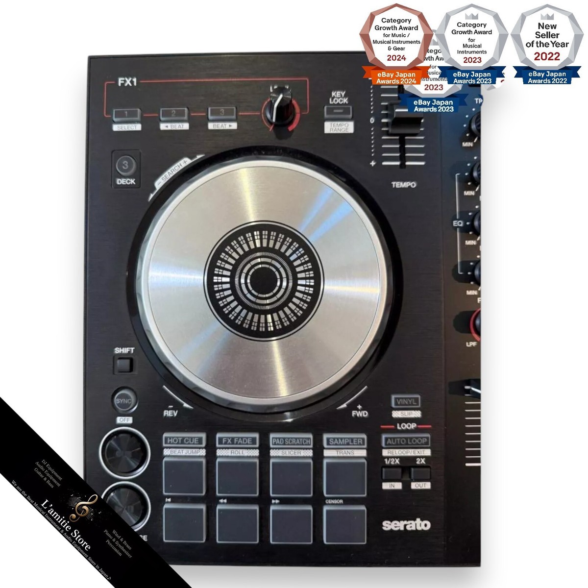 Pioneer DJ DDJ-SB3 DJ Controller SERATO LITE Japan DDJSB3