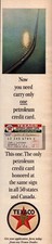 Texaco Petroleum Credit Card Bridge Open Water Vintage Print Ad 1963