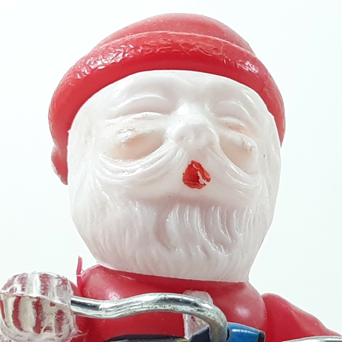 Vintage Santa Claus on Cycle Tricycle Suzuki Japan Wind Up