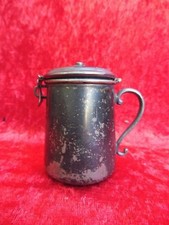 antike Spardose__Silber__Biedermeier__in Form eines Kruges__ 