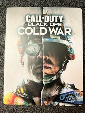 Call Of Duty Black Ops Cold War PS4/XBOX CUSTOM Steelbook Case (NO GAME)