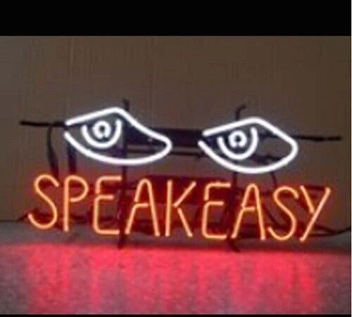 Speakeasy Ales & Lagers Beer Neon Signs19x15 Bar Pub Store Restaurant Wall Decor