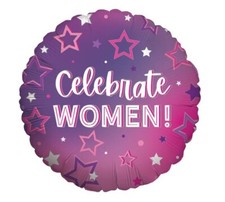 Celebrate Women 17" Foil Balloon (Packaged)
