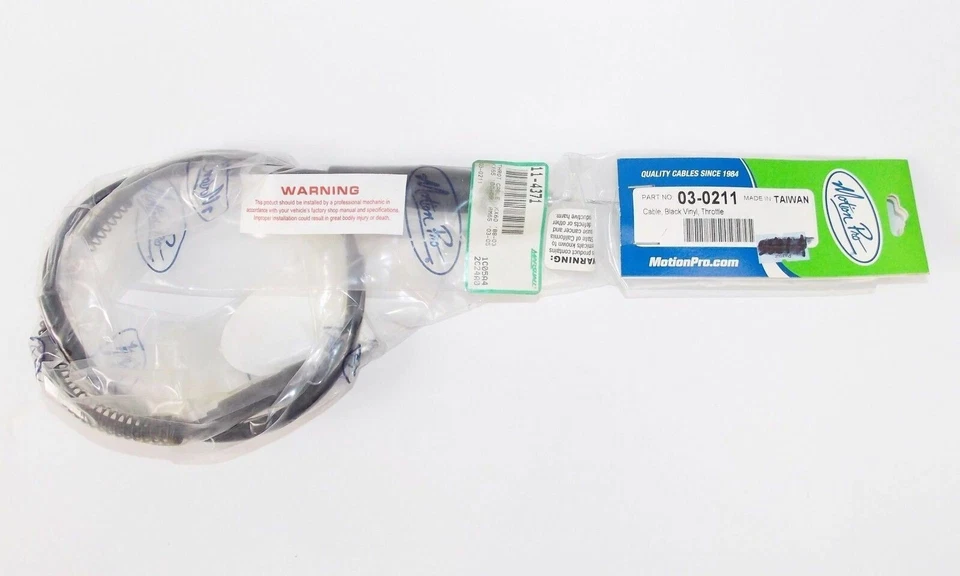 MOTION PRO BLACK VINYL THROTTLE CABLE KAWASAKI 88/90-03 KX60 00-13 KX65 03-0211 - Image 2 of 2