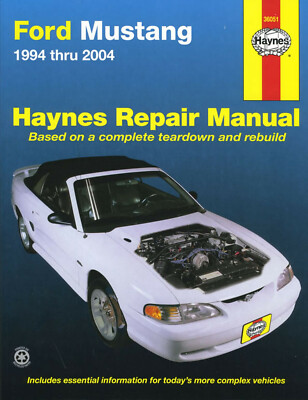 Reparaturhandbuch Ford Mustang 1994, 95, 96, 97, 98, 99, 00, 01, 02, 03, 04, 05