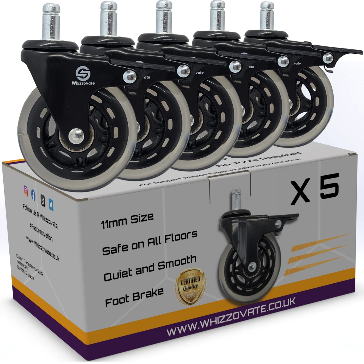 Best office 2024 chair wheels