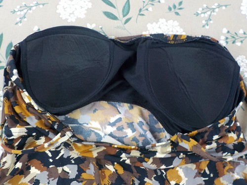 Suddenly Slim By Catalina Swim Top Size 16 W - Picture 10 of 11