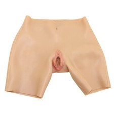 Silicone Fake Female Vagina Crossdresser Hip Enhancer Pants Panty