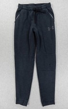 Under Armor Loose Fit Performance Training Pants Youth Large Faded Black
