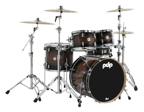PDP by DW Shellset Concept Exotic - Charcoal Burst