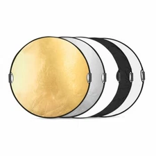 43" 110cm 5 in 1 Photography Studio Multi Photo Disc Collapsible Light Reflector