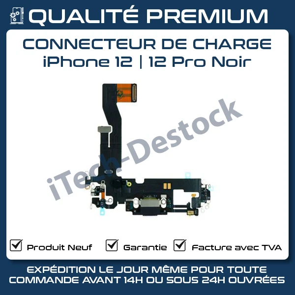 CONNECTEUR DE CHARGE IPHONE 12 12 PRO - Photo 1/1
