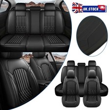 For Hyundai Tucson i20 i30 Leather Car Seat Cover Full Set Front Rear Protector