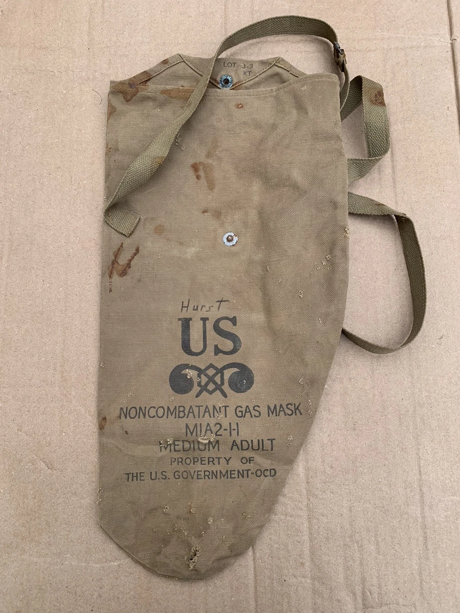 Gas Mask Bag In Original Ww Ii Us Field Gear & Equipment for sale