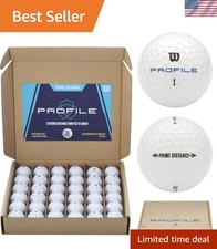 36 Pack Wilson Profile Distance Golf Balls - Optimal Spin Accuracy Technology