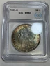 1883-O Morgan Silver Dollar ICG MS63 S$1 New Orleans Minted Rainbow Tab Toned