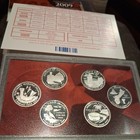 2009-S US Mint DC & Territories Quarters  6-Coin Silver Proof Set  1.1 Troy oz — photo 3
