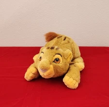 Vintage 1990s Disney Lion King 8” Pouncing Baby Simba Plush