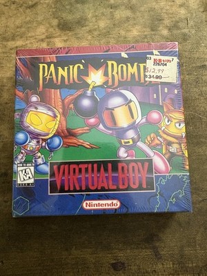 Nintendo Virtual Boy: PANIC BOMBER US Version Factory Sealed NEW 