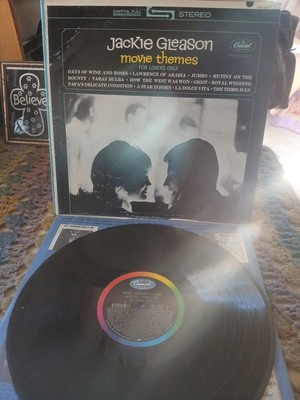 Jackie Gleason Movie Themes-For Lovers Only   SW 1877 Capitol 1st Press'63 VG/VG