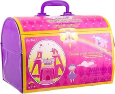 New Children's Princess Play Dress Up Clothes  Shoes Trunk Set