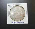 1889 Morgan Dollar Reverse TONING UNC Condition High Grade 90% Silver Coin