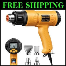 Advanced Heat Gun 1800W with Dual Modes & Ergonomic Design for Efficient Use